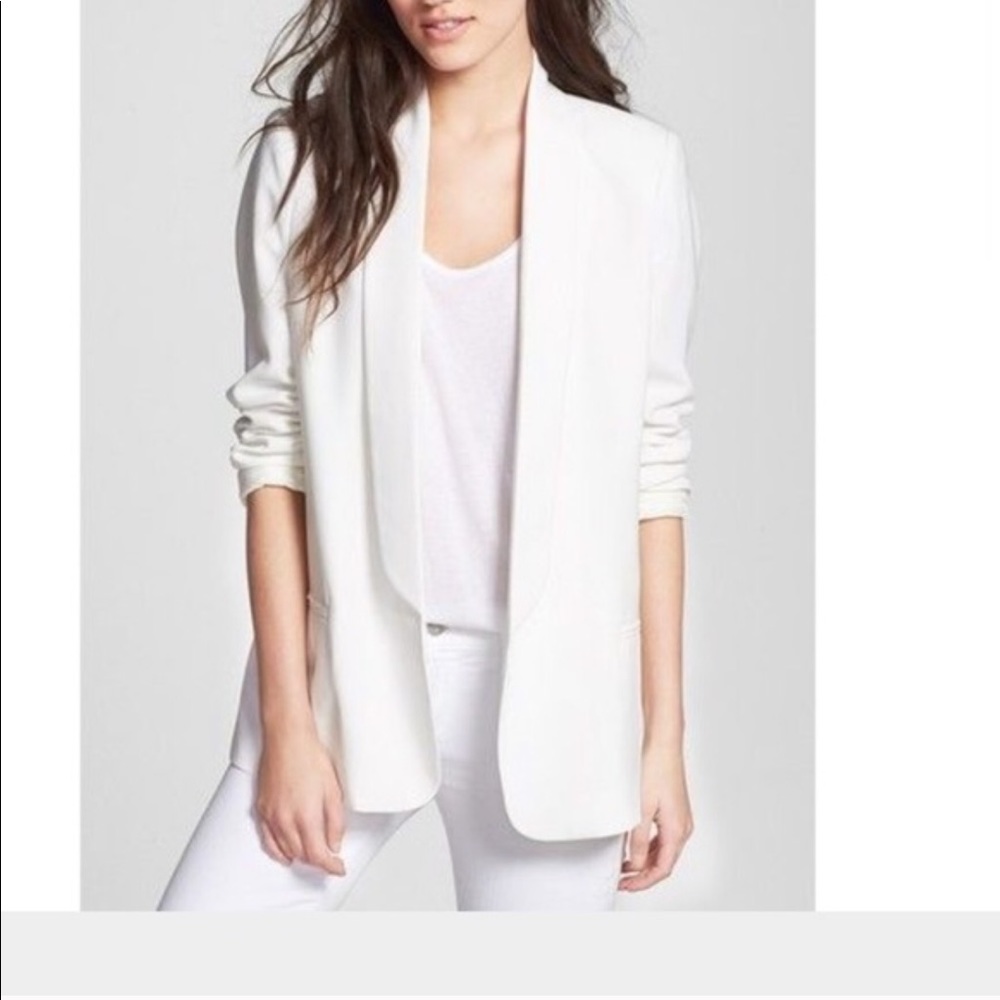 Mural Slouchy Boyfriend Blazer